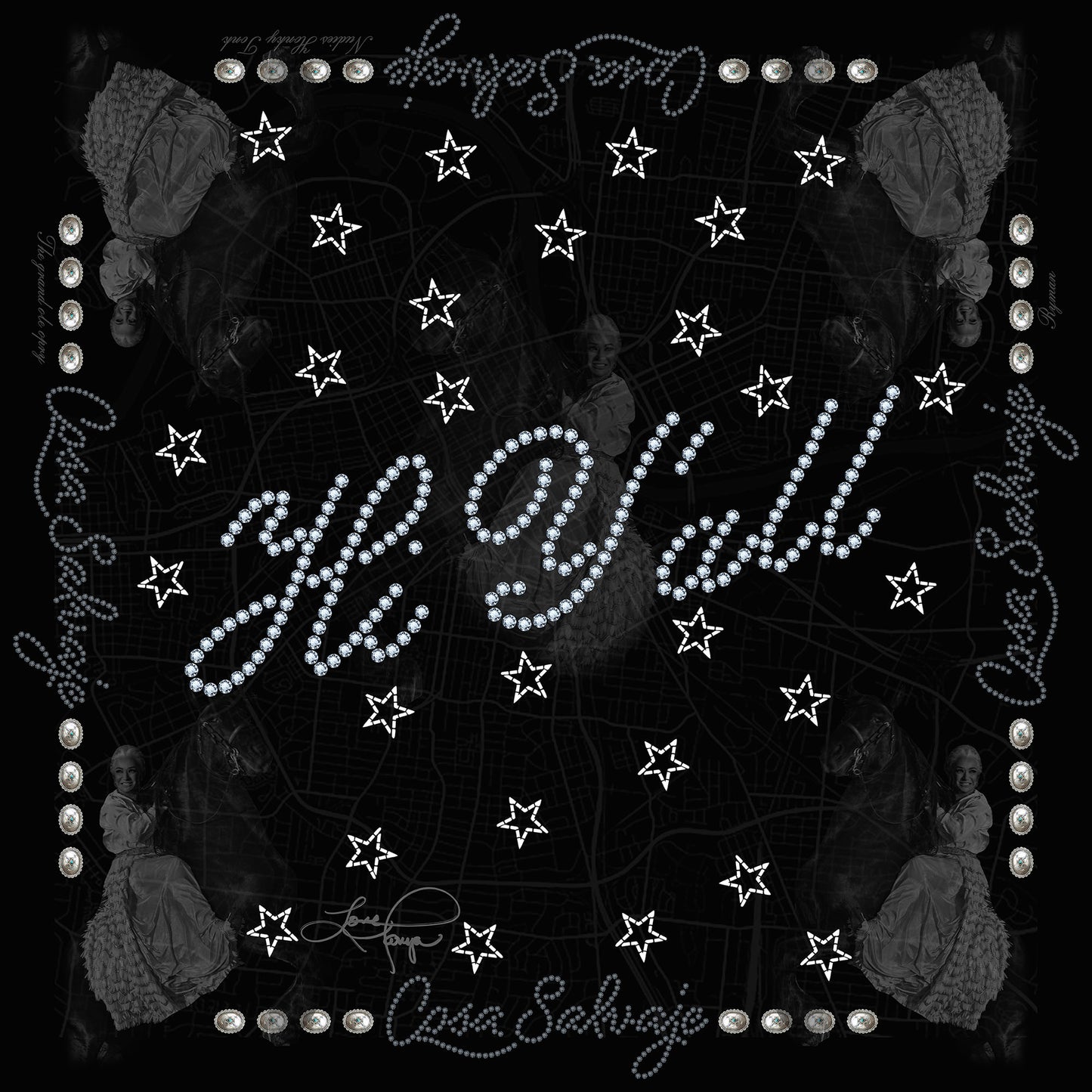 Tanya Tucker Exclusive Scarf “Hi Y’all”